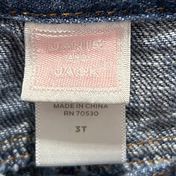 Janie and Jack girls jean size 3T and Ralph Lauren red shirt size 4 EUC - Picture 4 of 8